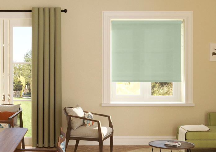 Amalfi, Soft Green - Roller Blind - Image 3